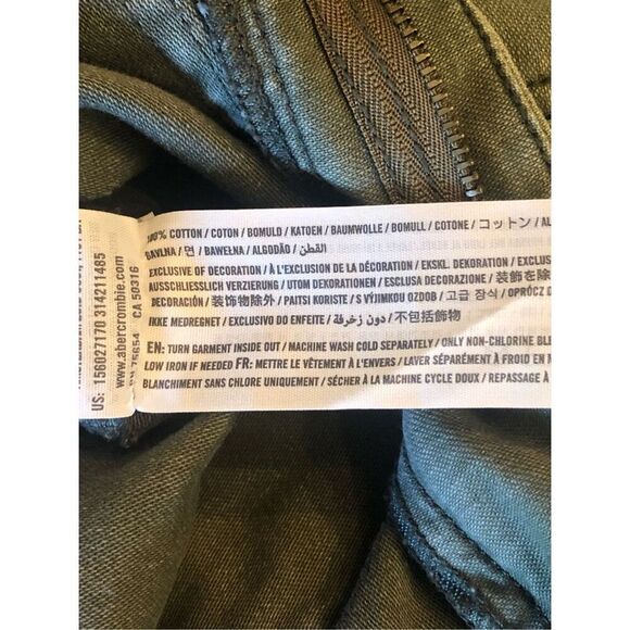 Abercrombie & Fitch cropped military pant - Picture 7 of 8